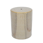 Sagebrook Home 13168-01 18" Ec, Gold Crackle Ceramic Garden Stool