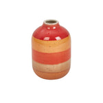Sagebrook Home Ec, Orange Mix Ceramic Vase 7.75``
