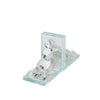 Sagebrook Home 13196-02 7" Crystal Diamond Bookends, Set of 2