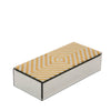 Sagebrook Home Mirror/Gold Chevron Box