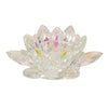 Sagebrook Home 13211-14 6" Rainbow Crystal Lotus Votive Holder