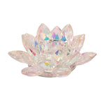Sagebrook Home 13211-20 Blush Crystal Lotus Votive Holder 6"