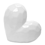 Sagebrook Home White Ceramic Heart, 11"