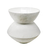 Sagebrook Home Gray Angled Scratch Vase 11.5``