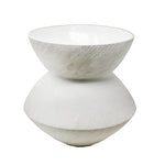 Sagebrook Home Gray Angled Scratch Vase 11.5``