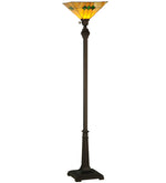 Meyda Lighting 132578 62"H Martini Mission Torchiere Floor Lamp