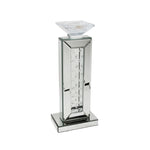 Sagebrook Home Mirrored & Glass Candle Holder, 14.75``