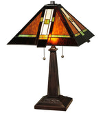 Meyda Lighting 132673 24"H Montana Mission Table Lamp