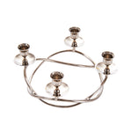 Sagebrook Home Silver 4 Candle Candelabra