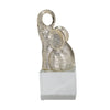 Sagebrook Home Gold Elephant On Crystal Base