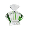 Sagebrook Home Green Crystal Perfume Bottle 9``