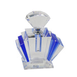 Sagebrook Home 13295-07 4.75" Blue Crystal Perfume Bottle