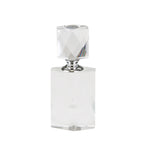 Sagebrook Home Clear Crystal Perfume Bottle 5.5``