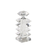 Sagebrook Home 13301-01 5" Clear Crystal Perfume Bottle