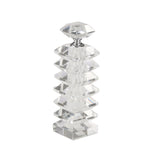 Sagebrook Home Clear Crystal Perfume Bottle6.5``