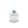 Sagebrook Home Blue Geode Crystal Box, 5-Sided