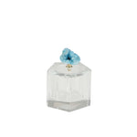 Sagebrook Home Blue Geode Crystal Box, 5-Sided