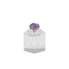 Sagebrook Home Purple Geode Crystal Box, 5-Sided