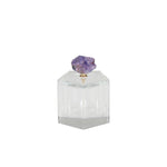 Sagebrook Home Purple Geode Crystal Box, 5-Sided