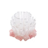 Sagebrook Home 13325-03 8" White/Pink Selenite Candle Holder