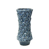 Sagebrook Home Blue Glaze Textured Vase 13``