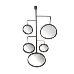 Sagebrook Home Metal 39`` Multi Wall Mirror, Black, Wb