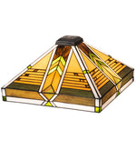 Meyda Lighting 135223 17" Square Abilene Lamp Shade