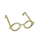 Sagebrook Home 13532-03 8" Aluminum Glasses Sculpture, Gold