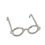 Sagebrook Home 13532-04 3" Aluminum Glasses Sculpture, Silver