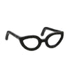 Sagebrook Home Aluminum Glasses Sculpture, Black