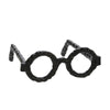 Sagebrook Home Aluminum Glasses Sculpture, Black