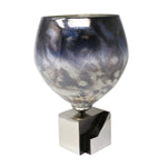 Sagebrook Home Glass/Metal Dark Ombre Vase 17`` Kd