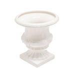 Sagebrook Home 13571-01 15.75" White Footed Ceramic Urn