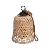Sagebrook Home Woven Bamboo Lantern 17.75``