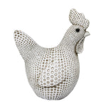 Sagebrook Home 13587-01 8.25" Gray Spotted Chicken