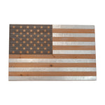 Sagebrook Home Wood/Tin American Flag