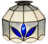 Meyda Lighting 136056 9.5"W Petals Fan Light Lamp Shade