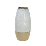Sagebrook Home Ceramic 12`` Vase, Lt. Blue