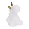 Sagebrook Home White/Gold Baby Unicorn