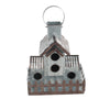 Sagebrook Home Silver Metal Birdhouse