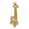 Sagebrook Home Gold Giraffe Balloon Animal