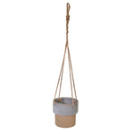 Sagebrook Home Speckled Gray Hanging Planter