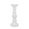 Sagebrook Home 13722-03 12.25" Dimpled White Candle Holder