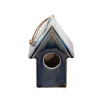 Sagebrook Home Ceramic 10`` Decorative Bird House, Blue