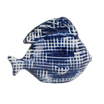 Sagebrook Home Dark Blue/White Ceramic Fish 8``