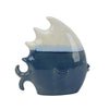 Sagebrook Home Ceramic 9.5`` White/Blue Fish