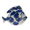 Sagebrook Home Ceramic 8`` Blue Brushed Fish