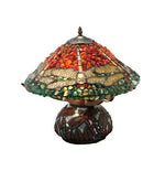 Meyda Lighting 138101 16.5"H Dragonfly Polished Agata Table Lamp