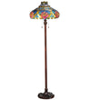 Meyda Lighting 138109 60"H Dragonfly Rose Floor Lamp