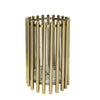 Sagebrook Home 11.5`` Metal Hurricane W/ Glass, Gold